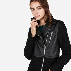 Express long moto jacket